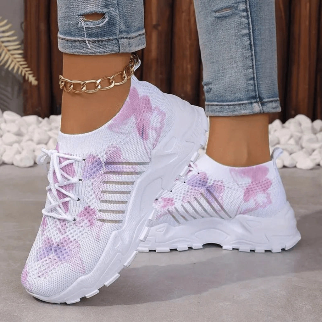 basket-femme-tendance-floral-fit-luxe-pied