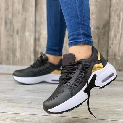 basket-noir-femme-motion-luxe-pied