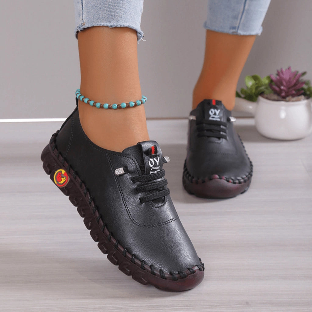 basket-noir-femme-ole-confort-luxe-pied