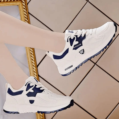 baskets-blanche-femme-aura-fit-luxe-pied