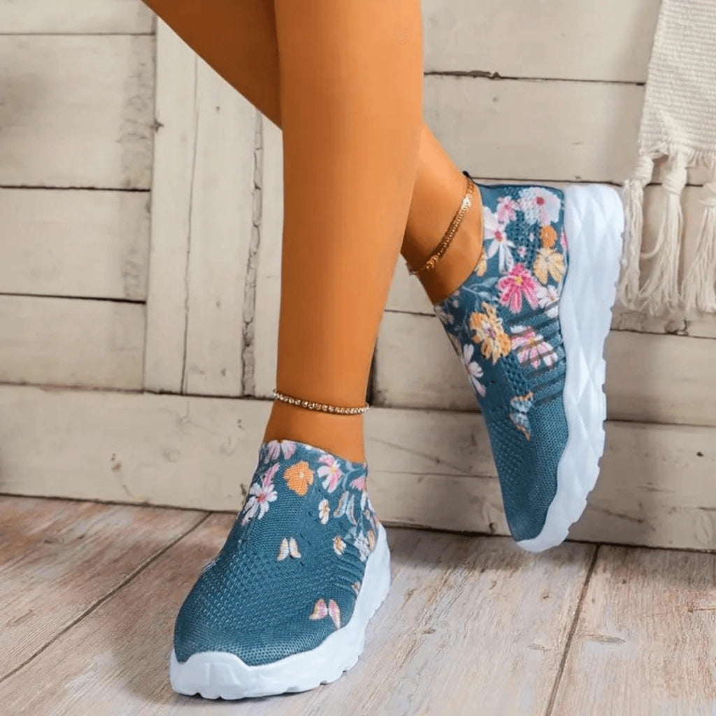 baskets-femme-floral-soft-luxe-pied