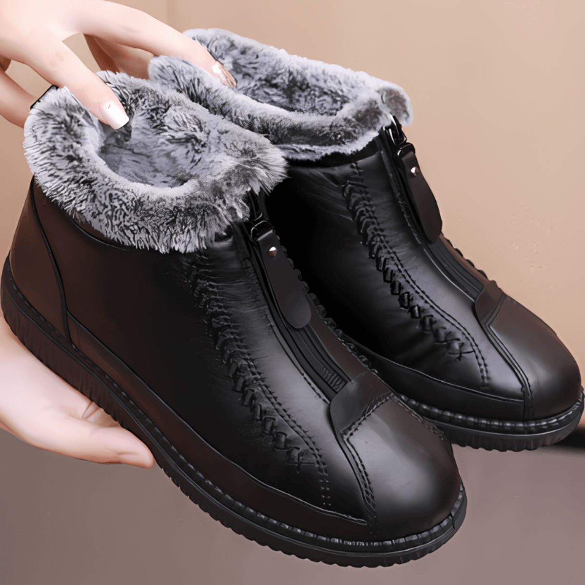 bottes-en-cuir-noir-pour-femme-verona-class-luxe-pied