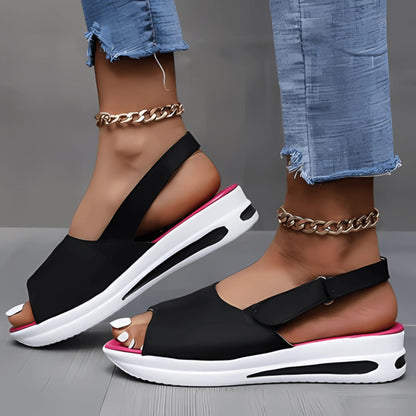 sandale-femme-noir-bella-vita-luxe-pied